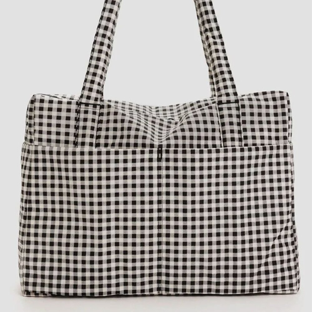 NWT Baggu Cloud Regular Carry-on - Black & White Gingham
